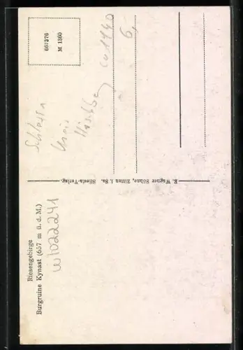 AK Hirschberg, Burgruine Kynast