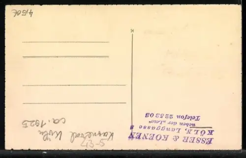 Foto-AK Köln, Gruppenbild in Kostümen zum Karneval