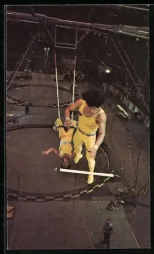 AK Flying Gaonas bei einem Trapez-Akt, Ringling Bros. and Barnum & Bailey Circus