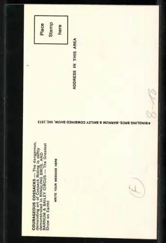 AK Cossack Riding, Ringling Bros. and Barnum & Bailey Circus