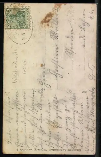 AK Mann in der Tür seines Friseur-Geschäfts