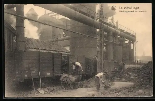 AK La Métallurgie, Déchargement du mineral, Ausladen von Kohle
