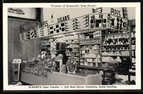 AK Columbia, Eckerds Cigar Counter, 1530 Main Street, Geschäft