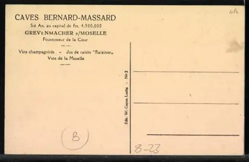 AK La Moselle, Les vendanges en automne, Winzer im Herbst