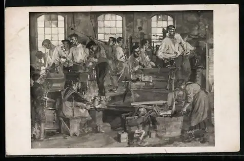 AK Glas-Bläser bei der Arbeit