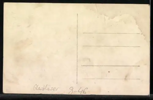 AK Glas-Bläser bei der Arbeit