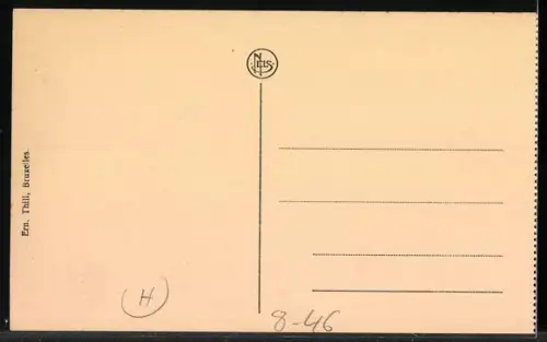 AK La Verriere, Une batterie de gazogènes, Gastanks der Glasfabrik