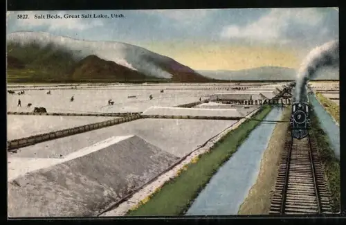 AK Salt Beds, Great Salt Lake, Salzbergwerk