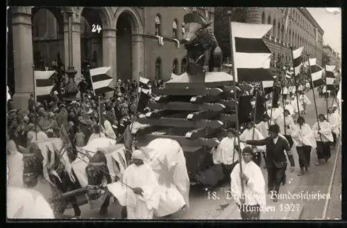 AK München, 18. Deutsches Bundesschiessen 1927