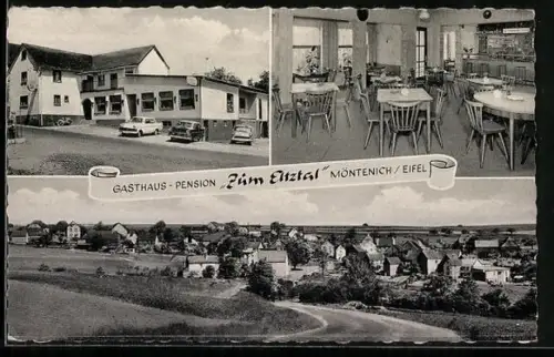 AK Möntenich /Eifel, Gasthaus-Pension Zum Elztal, Inh. Josef Faber