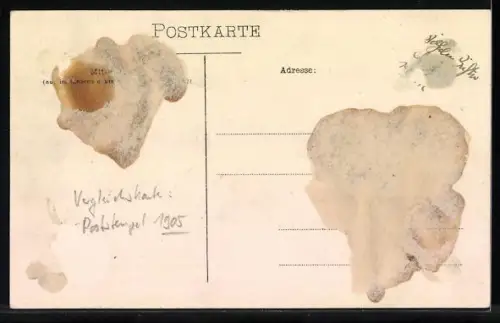 Lithographie Ahlden a. Aller, Sophie Dorothea Prinzessin von Ahlden, Georg Ludwig Kurprinz von Hannover