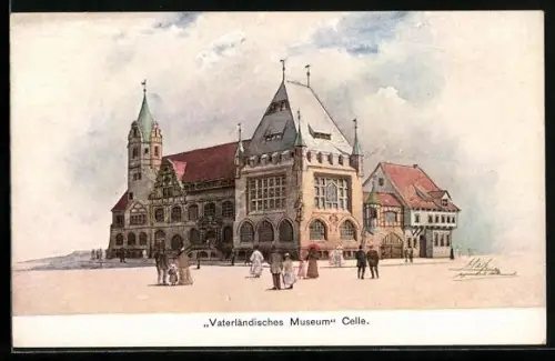 Künstler-AK Celle, Vaterländisches Museum