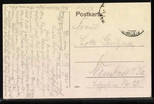 AK Wittenberg / Elbe, Blick in die Collegienstrasse