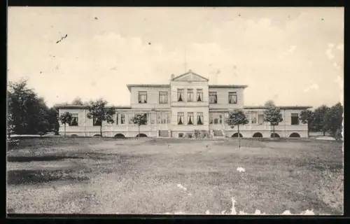 AK Achterberg /Lüneburger Heide, Frontalansicht des Sanatoriums