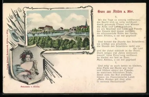 AK Ahlden a. Aller, Prinzessin v. Ahlden, Totalansicht