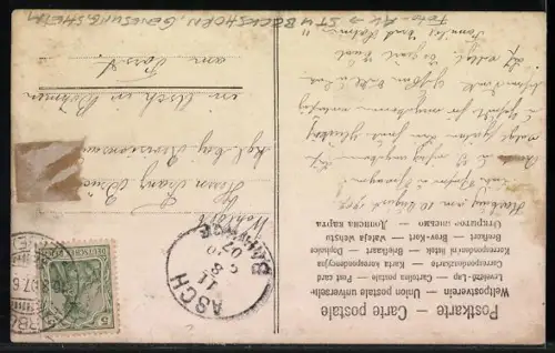 Foto-AK Stübeckshorn, Genesungsheim mit Gästen