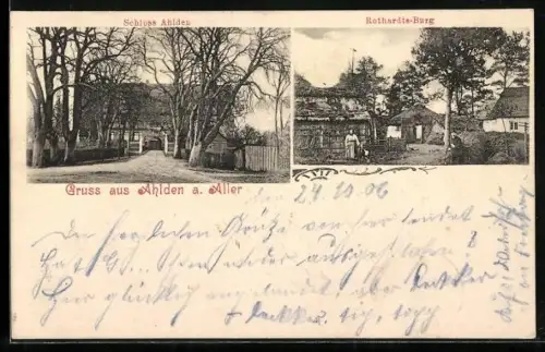 AK Ahlden, Rothardts-Burg, Schloss