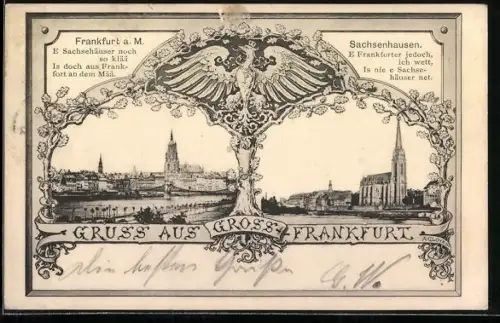 AK Frankfurt a. M. - Sachsenhausen, Ortsansichten