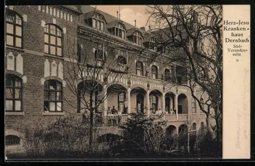 AK Dernbach / Westerwald, Herz-Jesu-Krankenhaus, Teilansicht