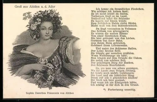 AK Ahlden an der Aller, Sophie Dorothea Prinzessin von Ahlden