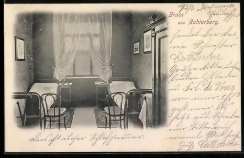 AK Achterberg / Dorfmark, Kindererholungsheim, Zimmer mit zwei Betten