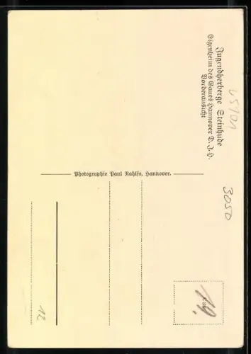 AK Steinhude, Jugendherberge Steinhude, Vorderansicht, Eigenheim des Gaues Hannover D.J.H.
