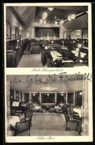 AK Köln, Bobi Tanzpalast, Ehrenstrasse 18, Innenansicht der Tokio Bar