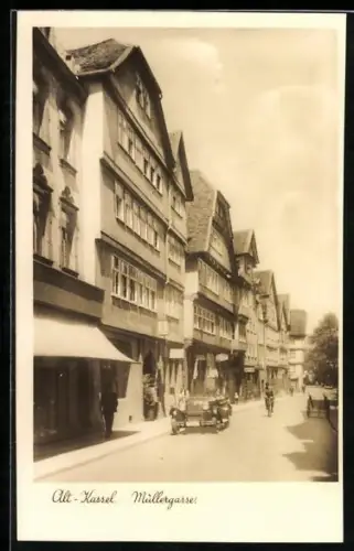 AK Kassel, Auto in der Müllergasse