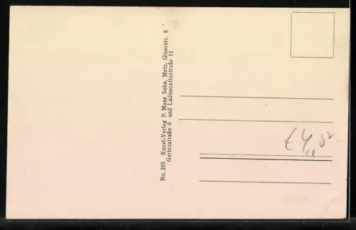 AK Vandelainville, Totalansicht mit Umgebung