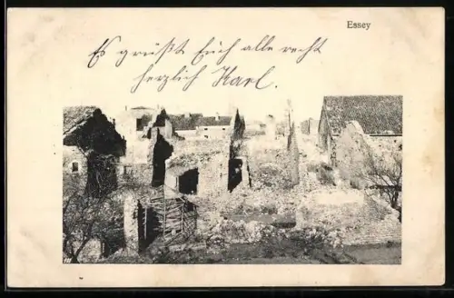 AK Essey, Ruinen