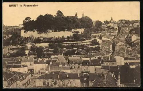 AK Briey, Totalansicht aus der Vogelschau