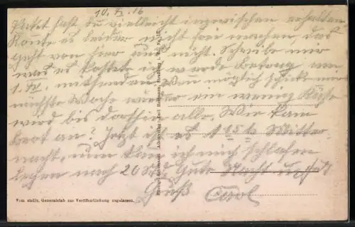 AK Raon-les-Leau, Ortsansicht, Kriegsbilder aus den Vogesen