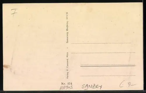 AK Sanzey, Ruine der Kirche