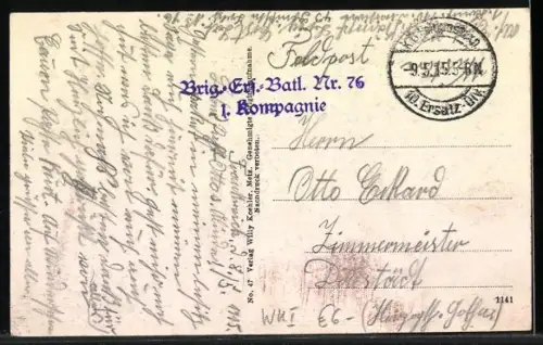 AK Pannes, Morgentoilette in der Madine