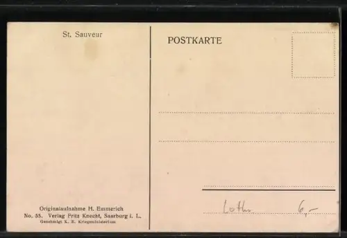 AK St. Sauveur, Motiv der Kirche