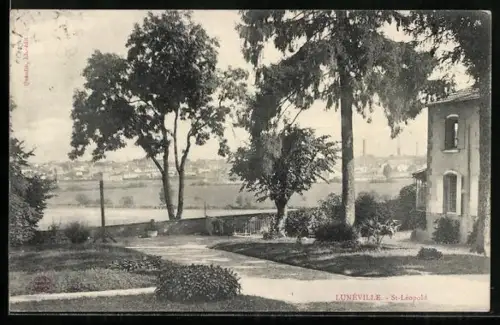 AK Lunéville, St. Léopold, Ortspanorama