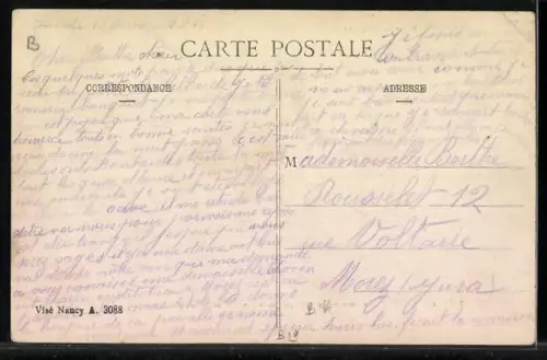 AK Pont-à-Mousson, Le Pont reconstruit, Guerre 1914-1915