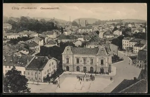 AK Cirey, Gesamtansicht aus der Vogelschau