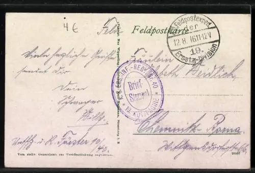 AK Domêvre, Westlicher Kriegsschauplatz, Mühle