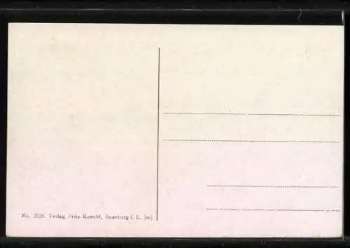 AK Parux, Platz mit Ruinen und Brunnen, Kirche