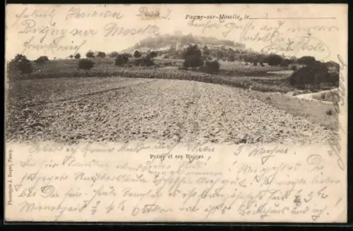 AK Pagny-sur-Moselle, Prény et ses Ruines