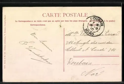 AK Longwy-Haut, Place d`Armes, Revue des troupes