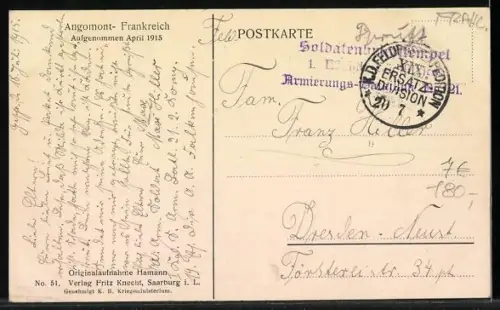 AK Angomont, Ortsansicht