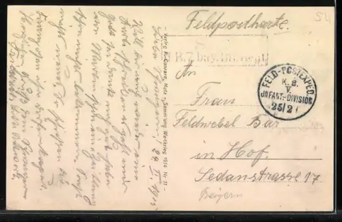 AK Vigneulles, Strassenpartie mit zerstörten Häusern