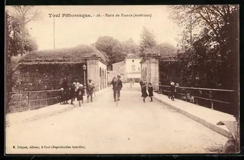 AK Toul, Porte de France extérieur
