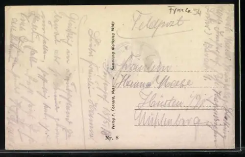 AK Jarny, Strassenansicht mit hotel de L'Est