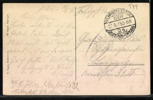 AK Longwy-Haut, Westlicher Kriegsschauplatz, Strassenpartie mit zerstörten Häusern