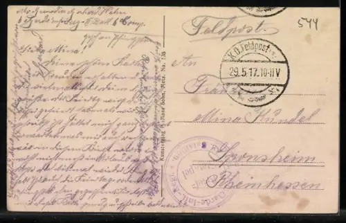 AK Jaulny, Ortsansicht aus der Vogelschau