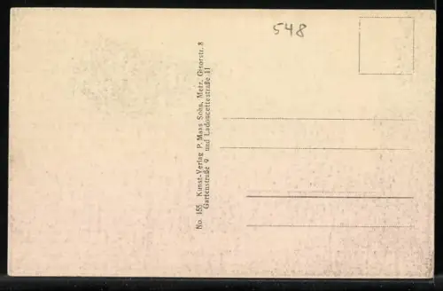 AK Remenonville, Kirche nach der Schlacht