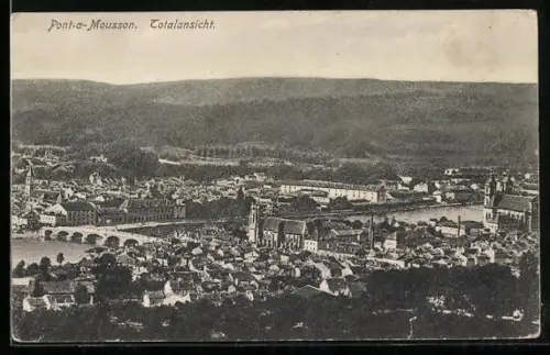 AK Pont-a-Mousson, Totalansicht